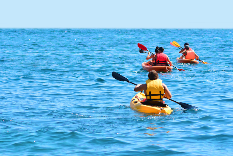 apprendre le kayak de mer